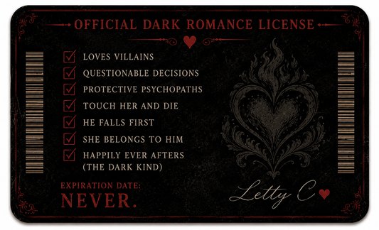 DARK ROMANCE LICENSE